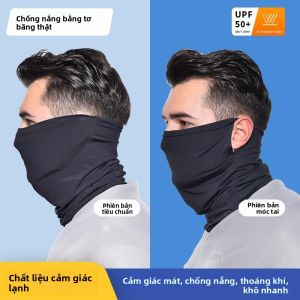gumahus | Khẩu Trang Chống Nắng Mỏng Lụa cho Đua Xe Máy và Khăn Quàng Cổ