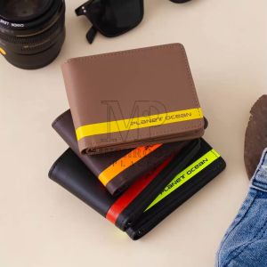 Dompet Lipat Pendek Pria Planet Ocean Bahan Sintetis List Warna - PO19