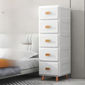 Plastic Multi-layer Drawer Style Storage Cabinet for Clothes Organization Living Room Bedroom Universal Home Storage Solution