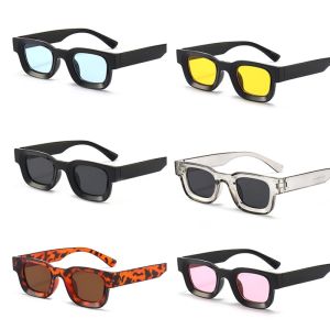 C.three Small Square Glasses European and American Style Hip-hop Punk Polarized Sunglasses
