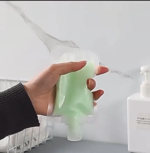 30ml/50ml/100ml Travel Bag Fluid Makeup Pouch for Toiletry Lotion Shampoo Squeeze Pouch Bottle Bag Portable Storage Packaging