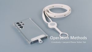 Crossbody / Lanyard Phone Tether Tab | Dây đeo ốp bảo vệ điện thoại Bone có dây buộc