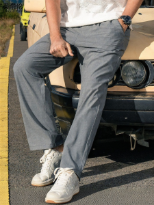 Enjeolon | Old Money Style Double Crease Straight Leg Pants