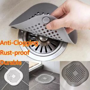 Polocat 1/2/4pcs Durable Anti-Clogging Rust-proof Floor Drain Filter Kitchen Bathroom Sink Strainer Harmless Hair Stopper Cleaning Accessories