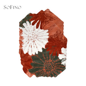SoFINO | Irregular Shape High-end French Retro Luxurious Carpet