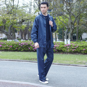 Large Thick Oxford Cloth Split Style Raincoat