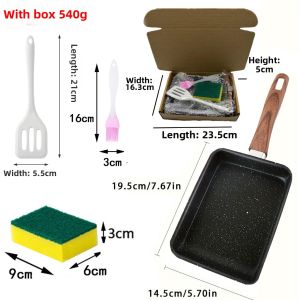 Non-stick Japanese-style Omelette Flat Pan