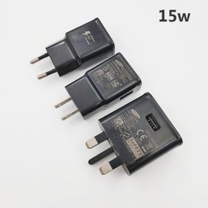 Samsung | SAMSUNG 15W EU/US/UK Plug Travel Adapter 9V 1.67A For Galaxy A M 53 54 33 34 11 12 13 14 15 16 17 A07 F04 F14 F42 Fast Charger