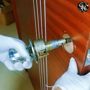 Handle Bulat Kunci Pintu Kamar Mandi Stainless Handel Bulat Gagang Pintu Putar Toilet WC