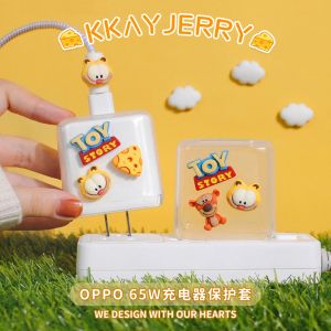 OPPO 33W Reno 7z Charger 18W 20W 30W 65W Realme ชุดหูฟัง Protector TPU น่ารักชาร์จสำหรับ Oppo A76 A92 A53 A54 Reno7/6/5/4/K9/Pro/x3/X2/F11pro [Cchoice] - Lazada