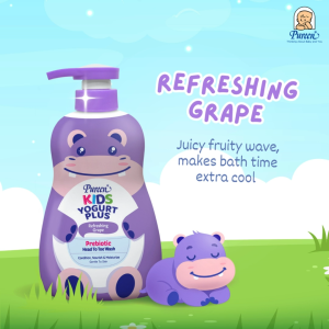 Pureen Kids Yogurt Plus Prebiotic Head To Toe Wash 700ml (Carton Sale)