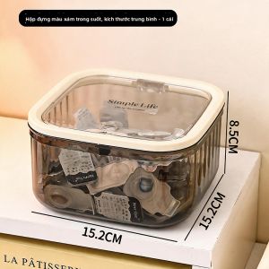 YOUKAMAN | Hộp Đựng Kính áp Tròng Mở Nắp Bằng Nhựa Acrylic Trong Suốt Chống Bụi Đa Năng
