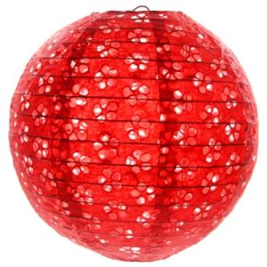 1PC 10inch 25cm Round Hollow Out Chinese Paper Lanterns for Wedding Birthday Party Decoration Home Garden Bedroom Ornaments