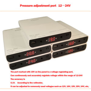 DC UPS Battery Power Supply Box 12-Cell DIY Power Bank Kit 5V 9V 12V Output Optical Modem Router Uninterruptible Power Supply 