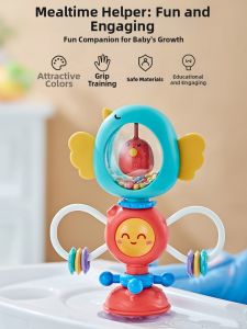 Suction Toy for Baby Feeding Intellectual Development Chewing Table Chair Accessory