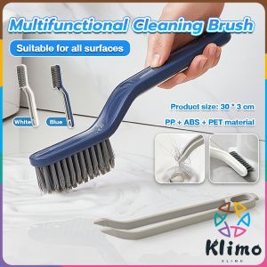KLIMO Floor Seam Brush Bathroom Cleaning Window Brush Groove Gap Cleaner 2 in 1 V-shaped Brushes