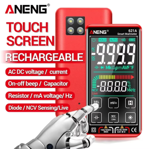 ANENG | ANENG 621A Digital Multimeter Professional True RMS 9999 Counts True-RMS AC/DC Voltmeter Sensing Multimetro Detector Tools