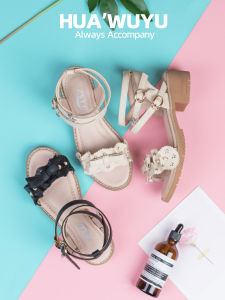 Summer Sweetheart Lolita Style Low Top Ankle Ballet Slippers for Women Ultrafine Leather Lining Open Toe T-Strap Closure