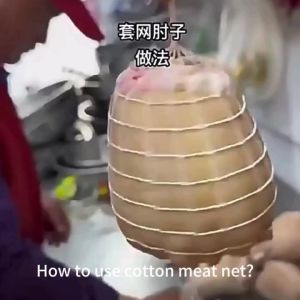 50M Cotton Meat Net Ham Sausage Net Butchers String Sausage Casing Net Roll PH