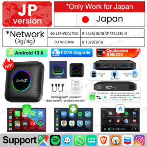 CarlinKit | CarlinKit LED Android 13 CarPlay TV Box Support Netflix IPTVPlay Store GPS Wireless Android Auto&CarPlay Ai Box 4GLTE WiFI FOTA