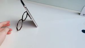 Multi Angle Finger Foldable Ring Metal Phone Holder/Arbitrary Rotation Mount Stand Adjustable Ultra Thin Kickstand Sturdy Aluminium Metal Tablet Cell Phone Stand Holder For Smartphone and Tablet