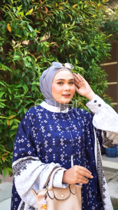 Ready Stock -Kinanti One Set Jumbo LD 150 5XL XXXXXL Bahan Rayon Adem Tebal By Enter Setelan Atasan Tunik Motif Bunga Mix Kulot Polos Bigsize Wanita Baju Panjang