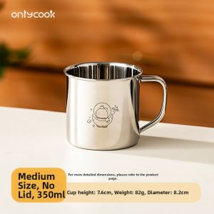 onlycook | Durable Non-toxic Childrens Stainless Steel Cup