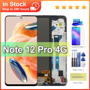 6.67 AMOLED For Xiaomi Redmi Note 12 Pro 4G LCD Display Touch Screen With Frame Digitizer Assembly 2209116AG Screen
