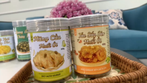 Mãng cầu tắc sấy dẻo muối ớt chua cay tự nhiên ăn vặt healthy 300g Lan Anh Food sạch đảm bảo VSATTP