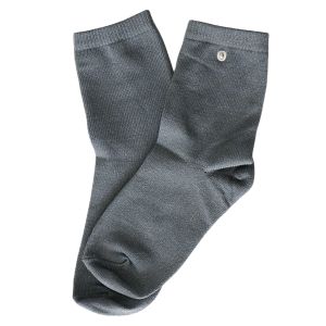 1 Pair Silver Fiber Conductive Socks TENS EMS Electrode Electric Foot Massage Socks for Massage Muscle Stimulator Accessories