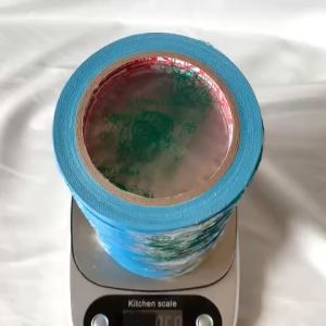 Băng keo vải màu vàng xanh dương đỏ rộng 4mm dài 13 mét lõi giấy 3mm - 1 cây có 50 cuộn- Shop Út Lớn