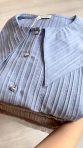 Virfya Shirt Mayoutfit | Kemeja Semi Formal Lengan Gelembung