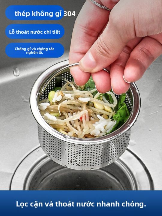 TAOSHI | Bộ Lọc Dư Chất Rác cho Bồn Rửa Bát và Chậu Rửa Bếp | Lazada.vn
