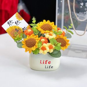 Graduation Celebration Knitted Flower Bouquet