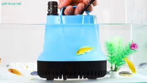 DIKIRIM CEPAT DONG HONG Pompa Air Aquarium Mini Submersible Pump EU Plug 220V IPX8 - Pompa Udara Akuarium Ikan Airator Gelembung DL-601