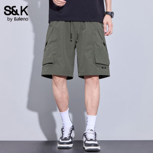 BALENO | American Ice Silk Workwear Shorts Lightweight Loose Mid-thigh