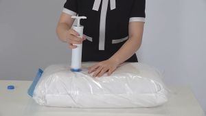 White Vacuum Hand Pump Vacuum Compression Bag Accessories Electric Pump For Travel Storage