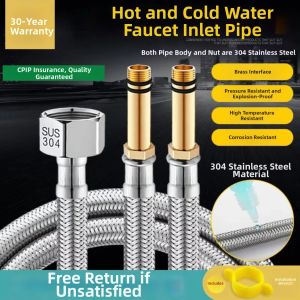 304 Stainless Steel Braided Anti-Burst Soft Pipe Fitting