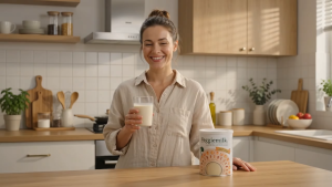 Veggiemilk Tiger Milk Mushroom Soy Drink 850g | Organic Soy & Oat Probiotic | Tiger Milk Mushroom | Healthy Drink | Vegetarian Friendly