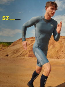 Skins | Summer Fast Drying High Elasticity Tight Training Fitness Compression Shirt Long Sleeve