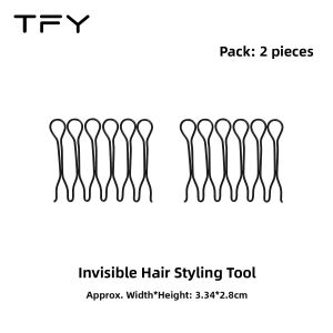 TFY | Invisible Volumizing Top Of Head Sider Hair Clip