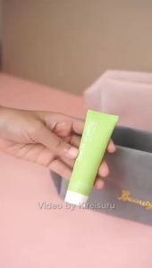Tas Rias Beludru Ritsleting Wanita Tas Kosmetik Besar