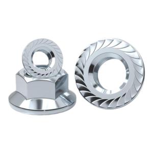 TIANZHUOJINSHU | Zinc-Plated Anti-Slip Lock Flange Nuts