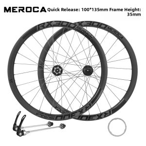 MEROCA | Carbon 700C Road Bicycle Wheelset Disc Brake Quick Release 700C