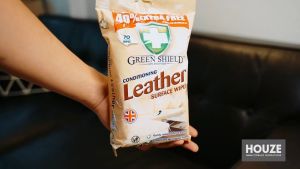 GREENSHIELD | Conditioning Polish Leather Surface Wipes Tissue Clean Leather Wipes 70s | Tisu Pembersih Sofa Kulit