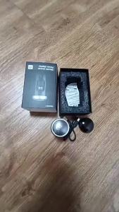 Portable shaver with multiple blades and all-aluminum body supporting TYPE-C charging LED digital display.