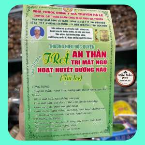Trà An Thần Trị Mất Ngủ Hoạt huyết Dưỡng Não Hà Lê (25 túi lọc )- Đặc Sản 277