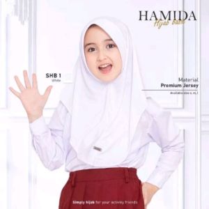 HIJAB HAMIDAH INSTAN ANAKHIJAB BAHAN JERSEY PREMIUM