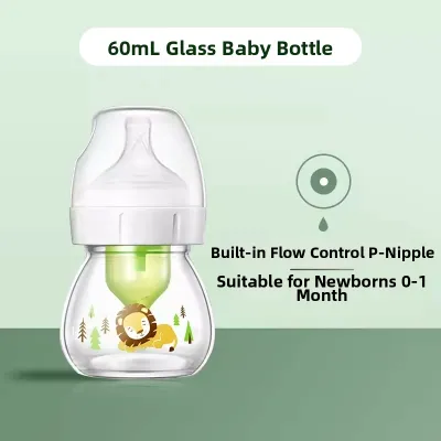 Dr Brown’s Natural Flow | Wide Neck Anti-colic Glass Bottle 60ml