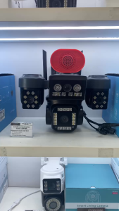 (Lỗi 1 đổi 1) Camera Ngoài trời Có đèn báo PTZ YooSee 36Mpx 1 mắt cố định và 1 mắt quay 360 độ - Góc Rộng